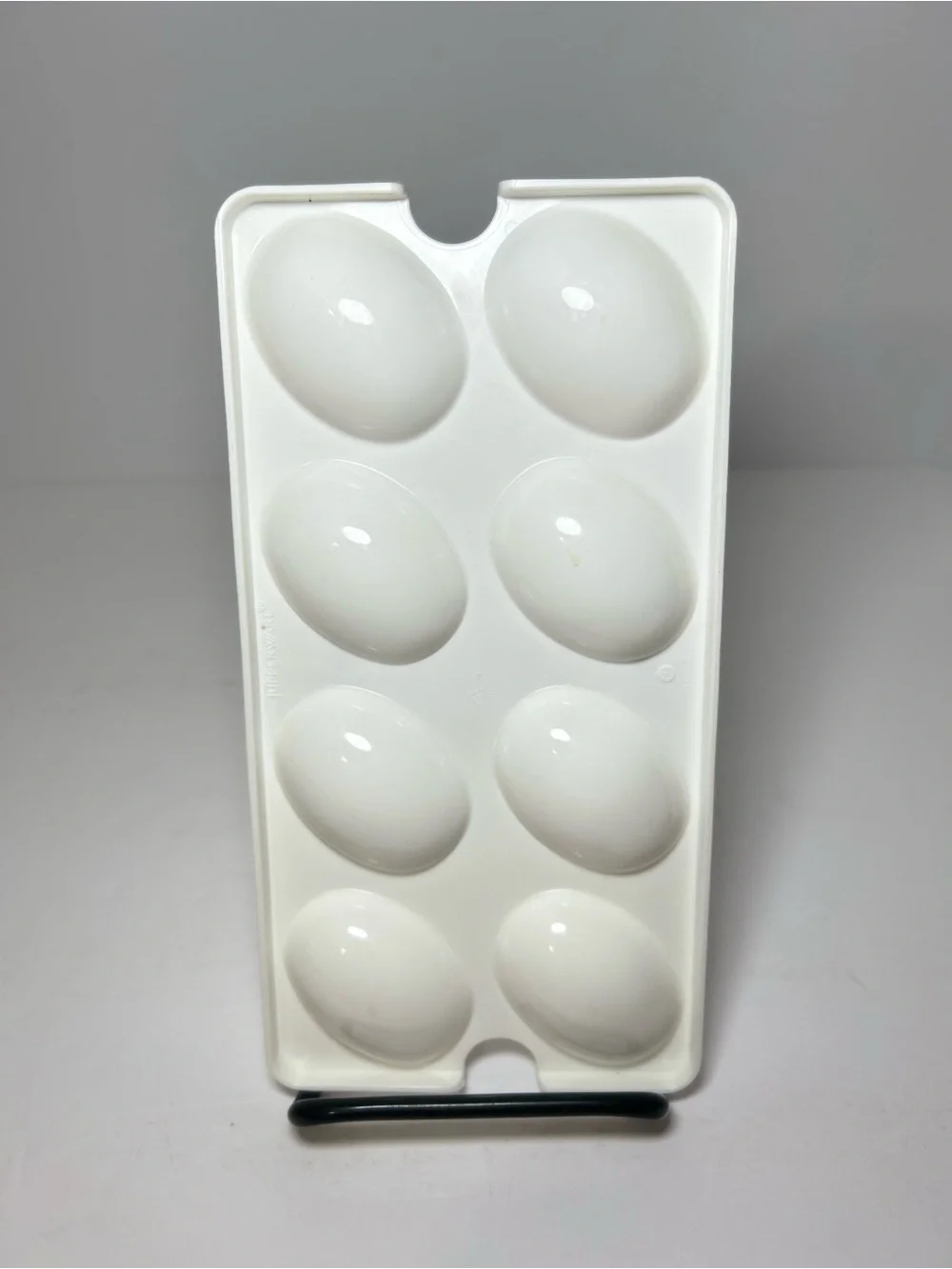 Tupperware 665-5 Deviled Egg Tray Keeper Inserts Holds 8 Eggs Replacement White